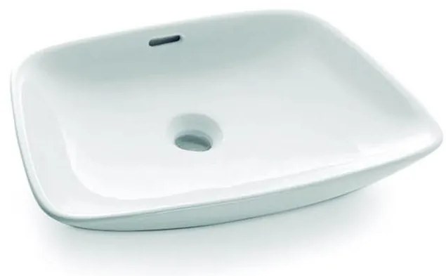 Bathco 0091 - Umývadlo na dosku ANABEL 50x36 cm porcelán/biela