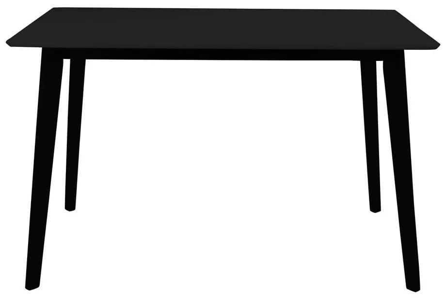 Jedálenský stôl s čiernou doskou 70x120 cm Vojens – House Nordic