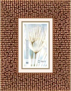Fotorámik Glamour 10x15 cm, medený%