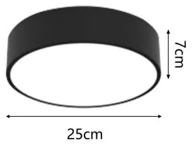 Immax NEO 07200L - LED Stmievateľné svietidlo RONDATE LED/18W/230V čierna Tuya + DO