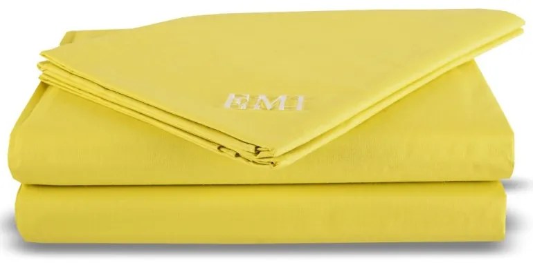 Plachta posteľná žltá pevná EMI, Pevná plachta 140x220