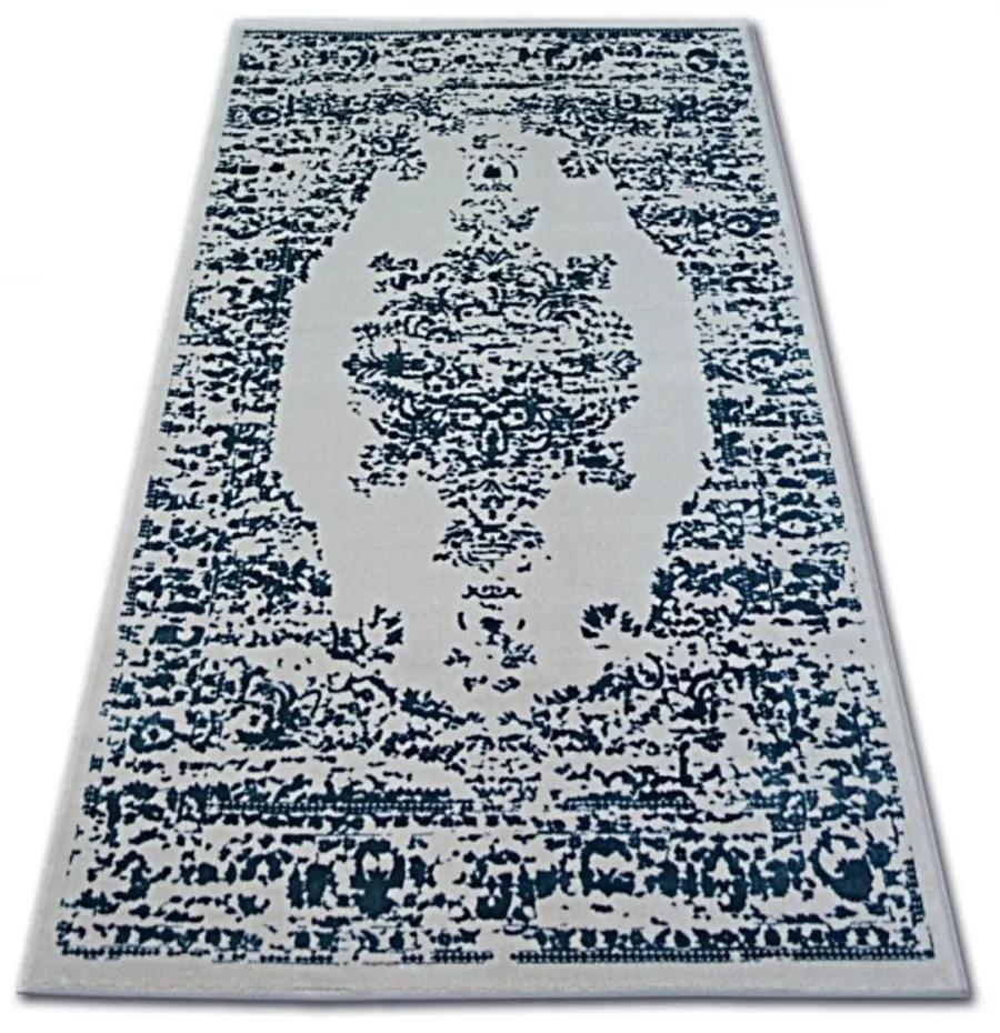 Luxusný kusový koberec akryl Dona modrý 80x150cm