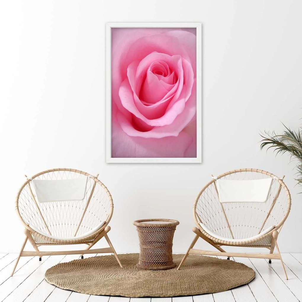 Gario Plagát Romantická ruža Farba rámu: Bez rámu, Rozmery: 30 x 45 cm