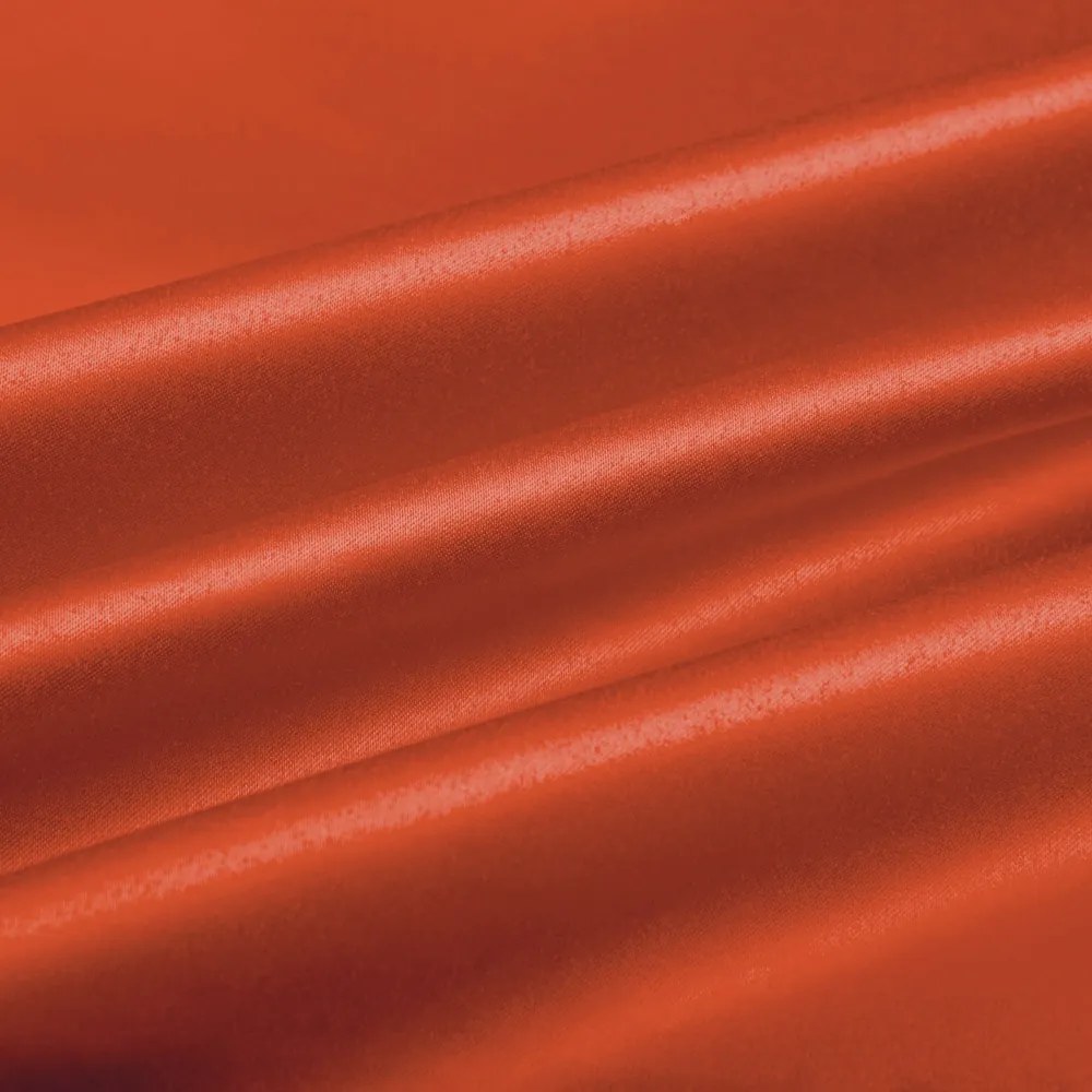 Biante Saténový záves LUX-045 Tehlovo červený 140x250 cm
