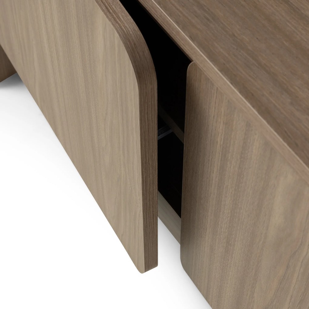 TV stolek Moku 200 cm dub perleťový