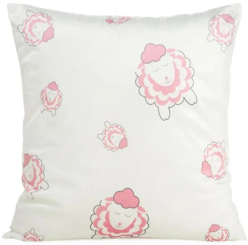 Obliečka na vankúš D91/PO/Kids/4 45x45 Zamatová biela 404159