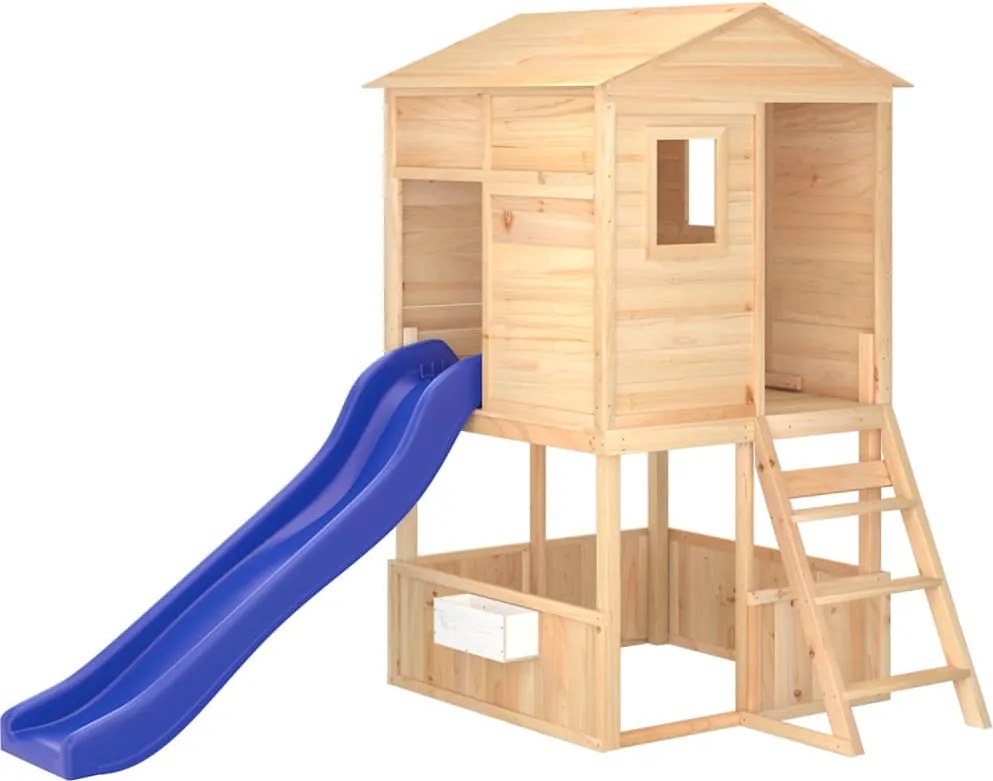 vidaXL Vonkajšia súprava na hranie masívna jedľa