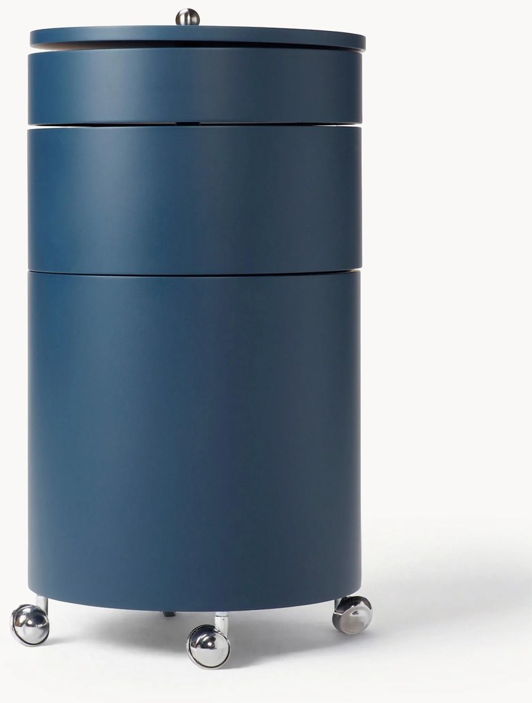 Okrúhly prenosný kontajner Barboy, dizajn Verner Panton