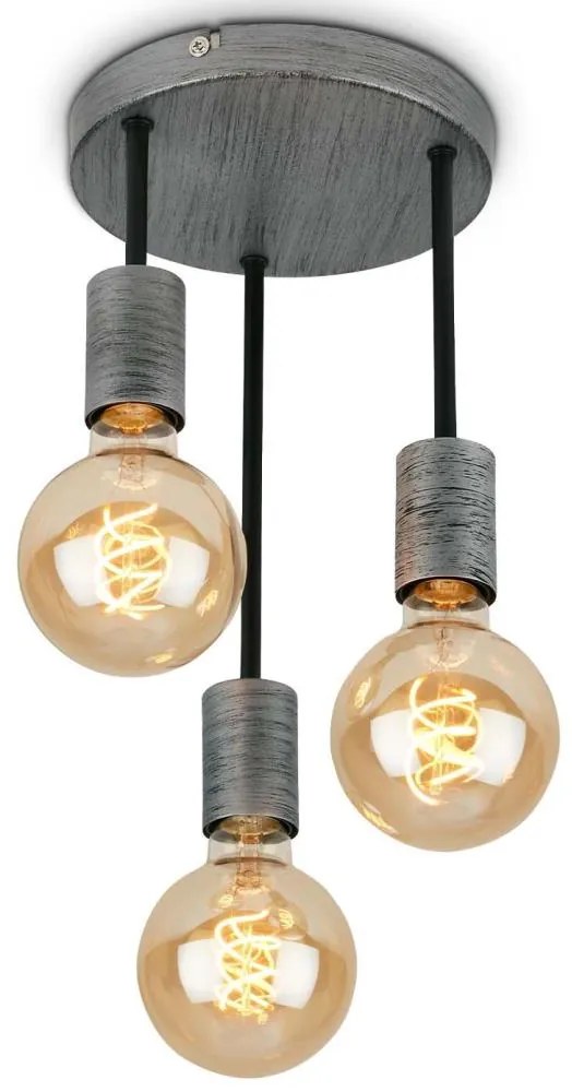 Briloner - Luster na lanku HENGA 3xE27/60W/230V