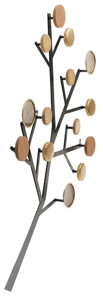 Bubble Tree nástenný vešiak viacfarebný 112 cm