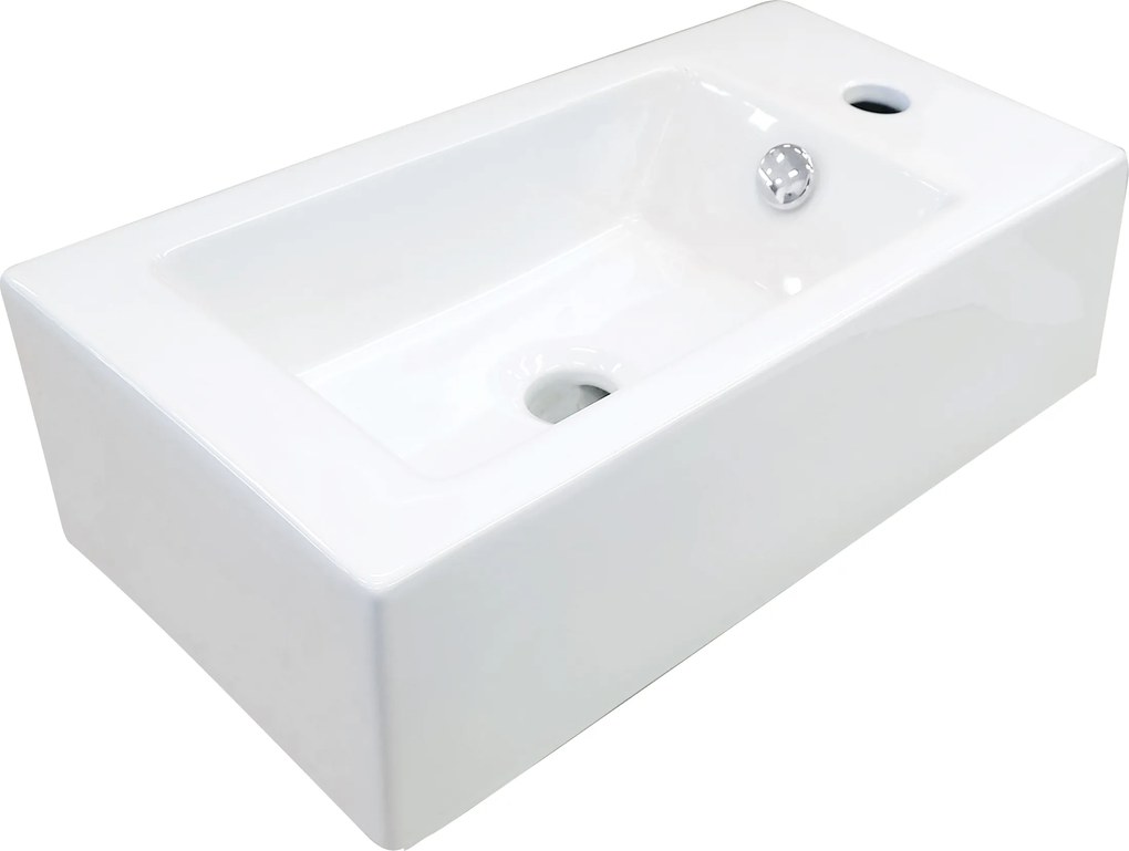 Deante Umývadlo na dosku Square 50x25,5 cm Pravé - CGS 6U2R