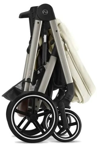 CYBEX športový kočík Balios S Lux - seashell beige (silver frame)