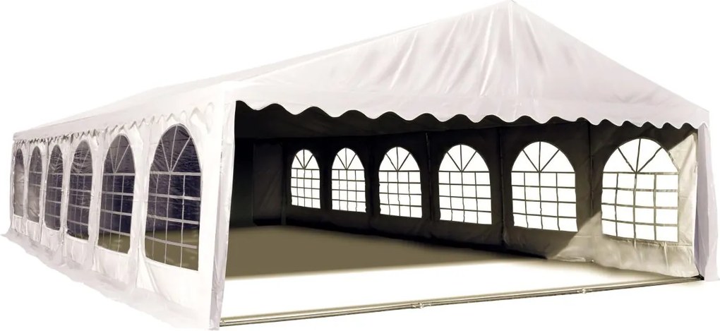 Hawaj Párty stan Ohňovzdorný Premium 6 x 12 m biela