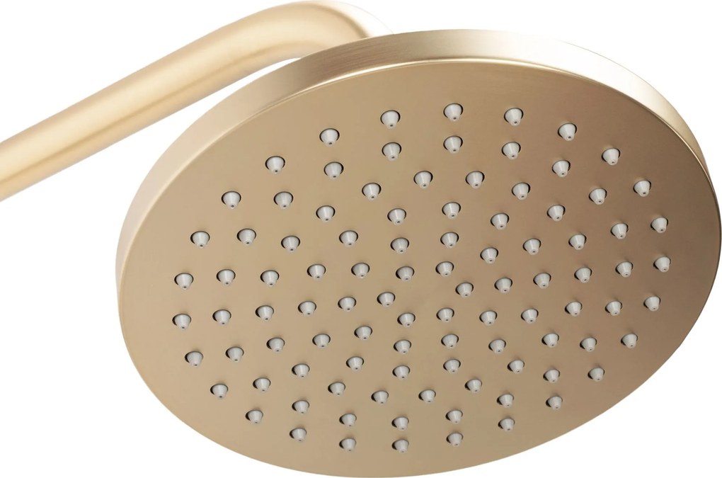 Sprchová súprava Rea LUIS s výtokom do vane - zlatá brúsená