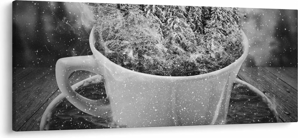 Obraz - Šálka prírody (120x50 cm)