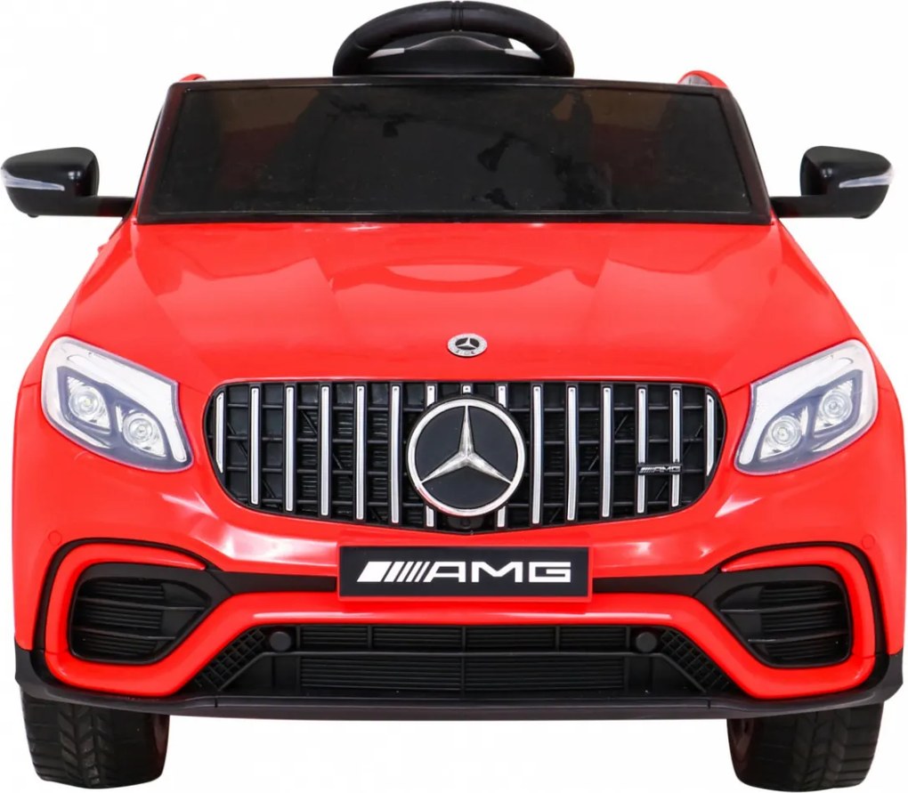 Ramiz Elektrické autíčko Mercedes Benz GLC63S SUV pre deti červené + diaľkové ovládanie
