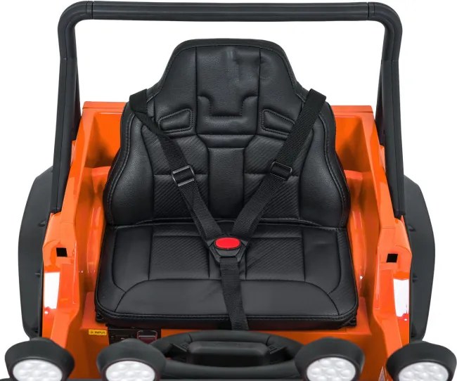 Elektrické autíčko Land Rover Defender 110 SVX oranžové