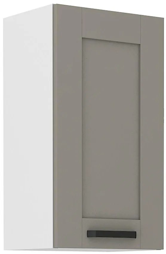 Kuchynská skrinka Luna claygrey/biela 40G-72 1F