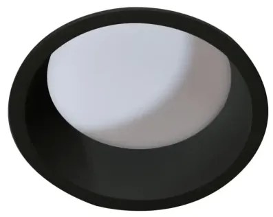 LED svietidlo Aida R16W do sadrokartonu čierne