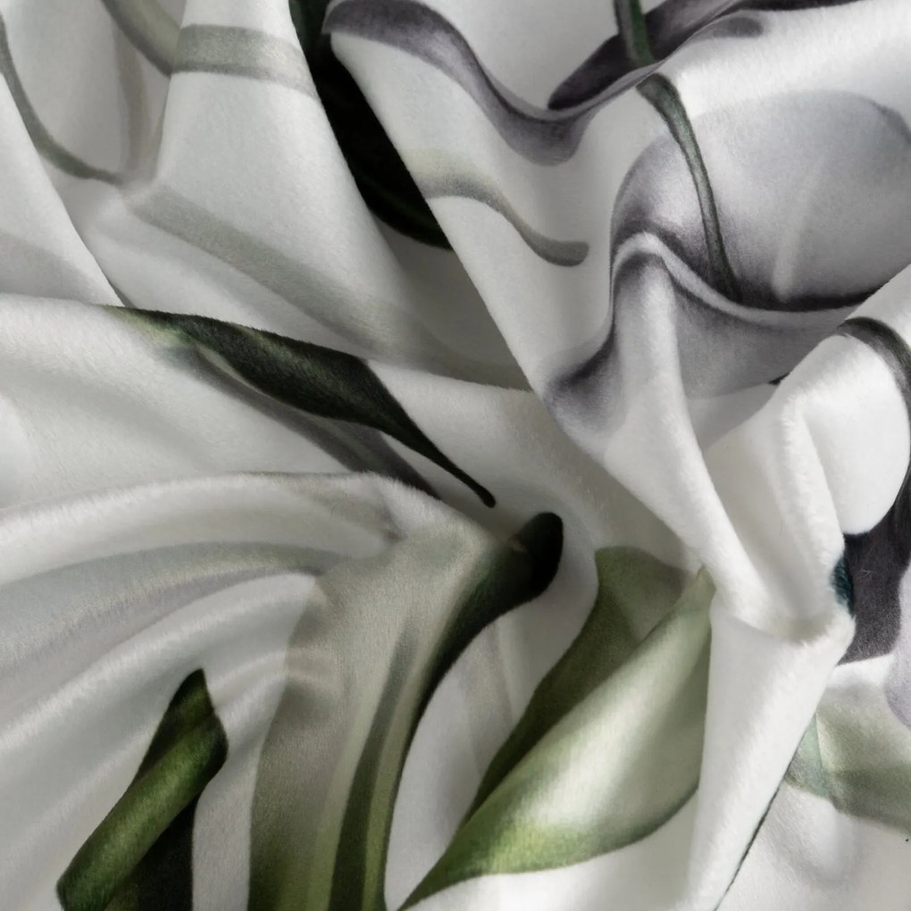 ZATEMŇOVACÍ ZÁVES NA KRÚŽKOCH ELLEN 140X250 CM VZOROVANÁ