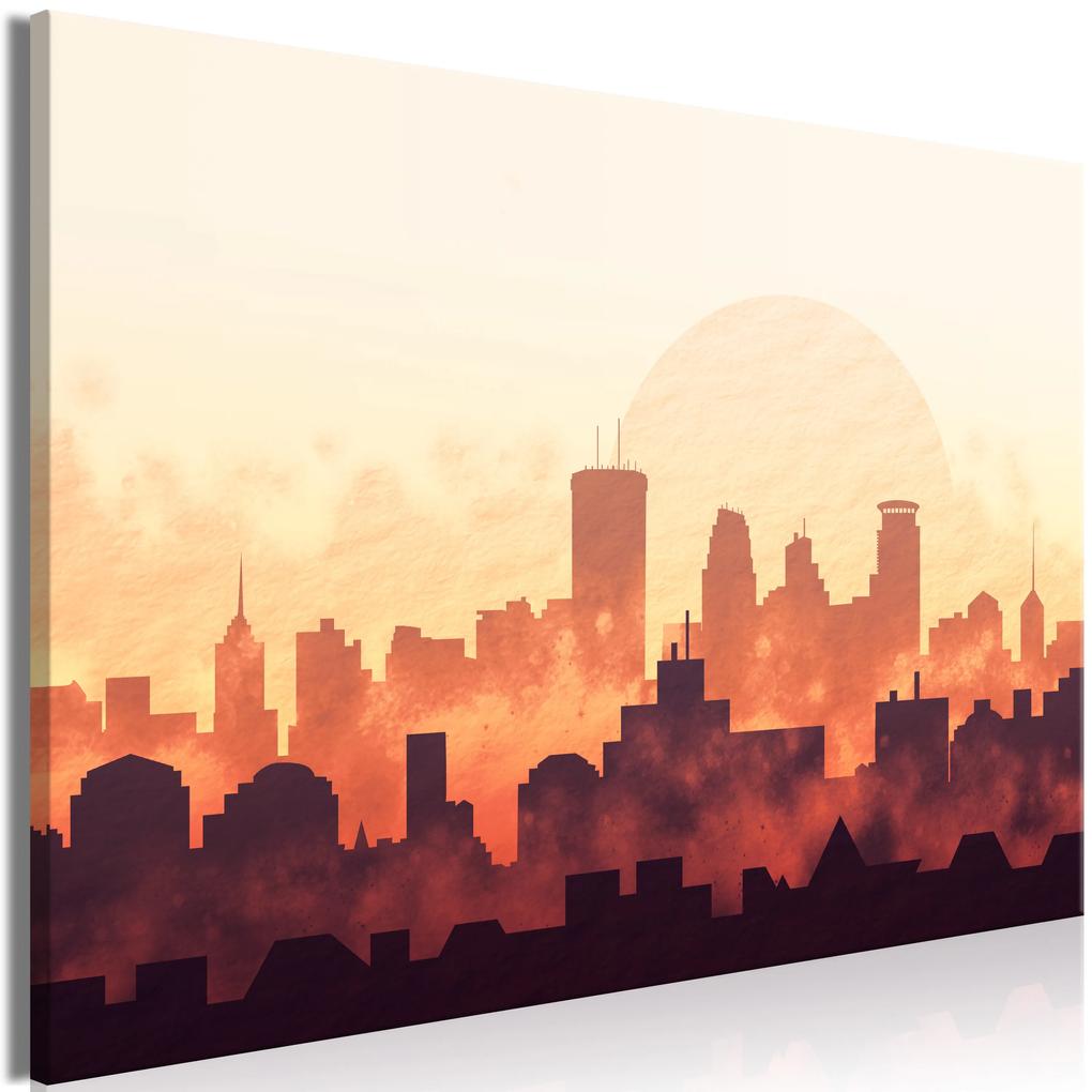 Artgeist Obraz - Heat of the City (1 Part) Wide Veľkosť: 120x80, Verzia: Premium Print