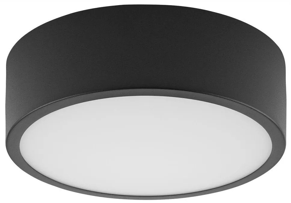 Stropné svietidlo DANTE 1xE27/60W/230V pr. 26 cm čierna