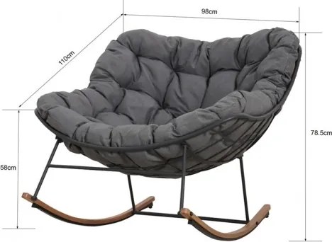 MI Hojdacie kreslo NUBE