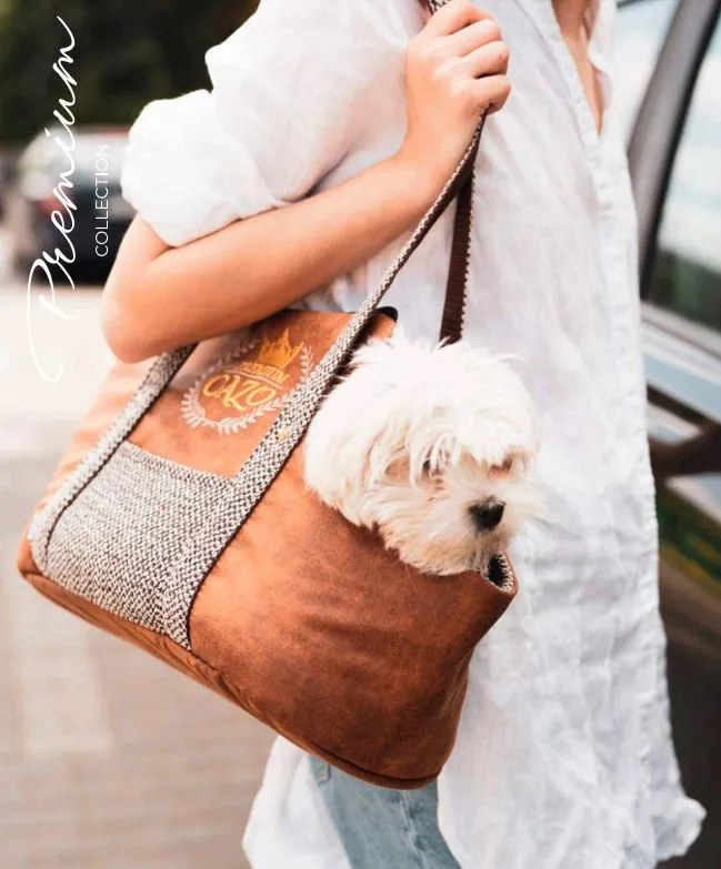 Prepravná kabelka pre psa Premium 30×40×24 cm