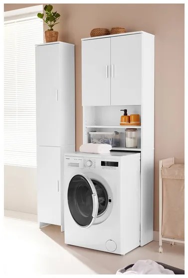 Livarno home Vysoká kúpeľňová skrinka Liverpool, biela  (100384120)