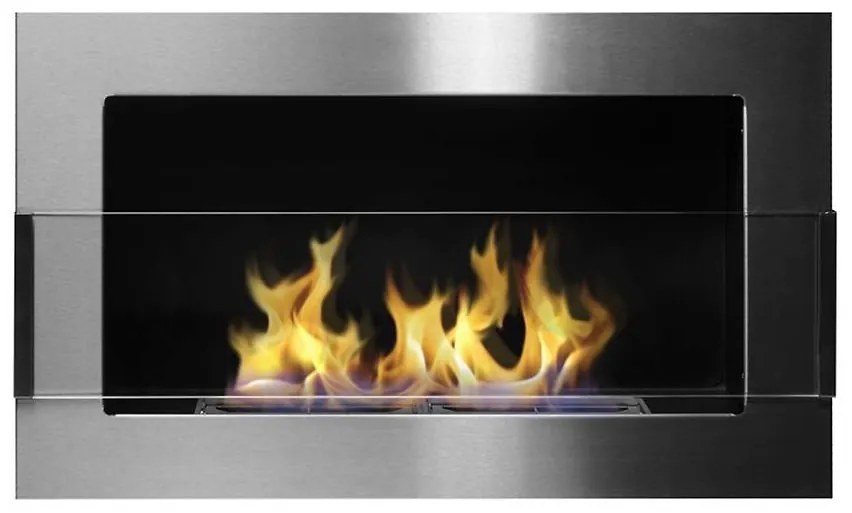 Biokrb 650x400 inox strieborný so sklom