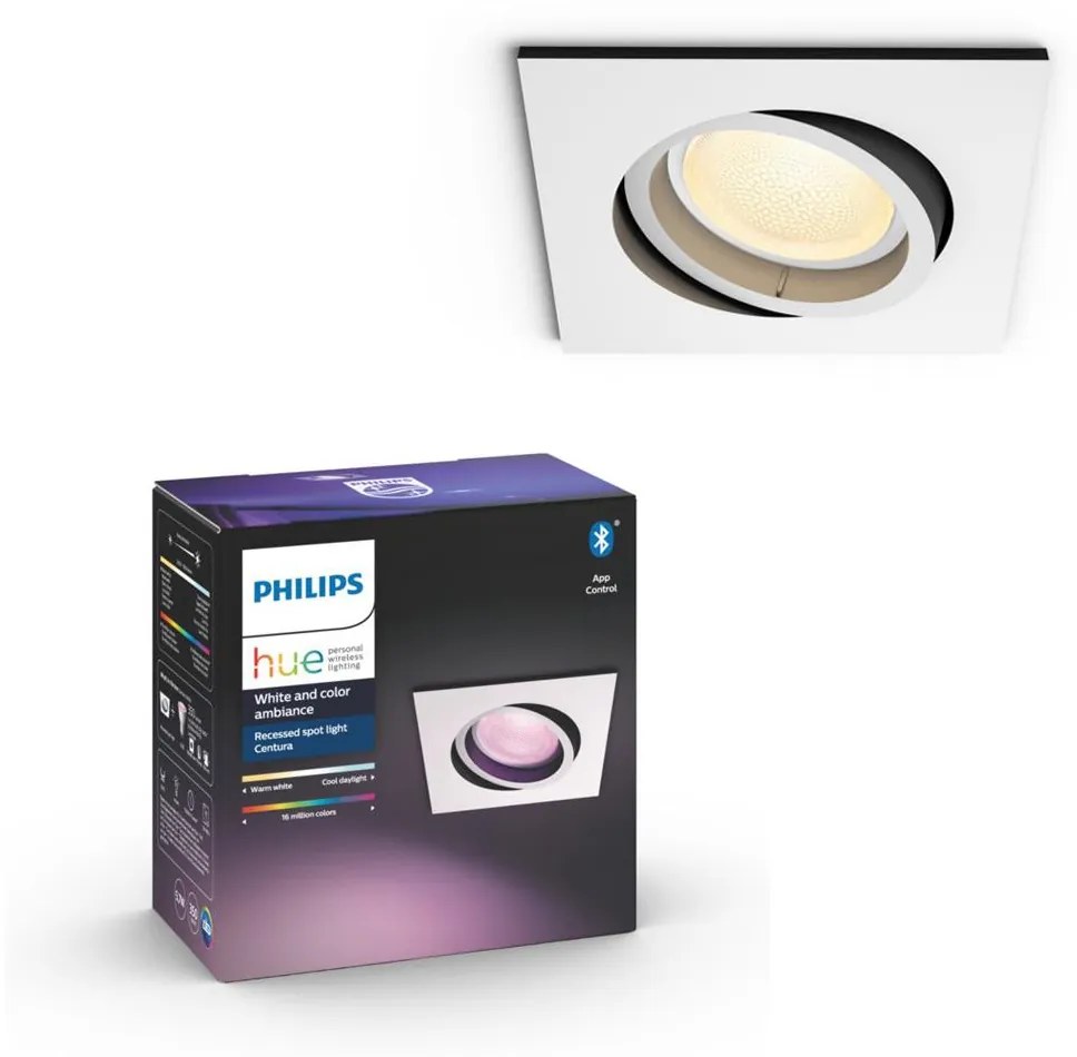 Philips Philips 50551/31/P7 - LED RGB Podhľadové svietidlo Hue CENTURA 1xGU10/5,7W/230V P3130