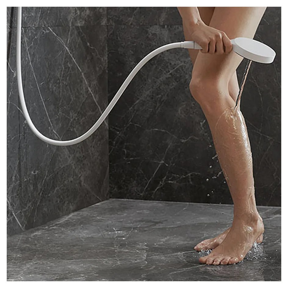 Hansgrohe Rainfinity, ručná sprchová hlavica 130 3-funkčná, biela matná, HAN-26864700