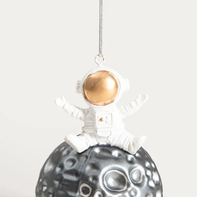 Závesná vianočná dekorácia GLASSO kozmonaut 754050