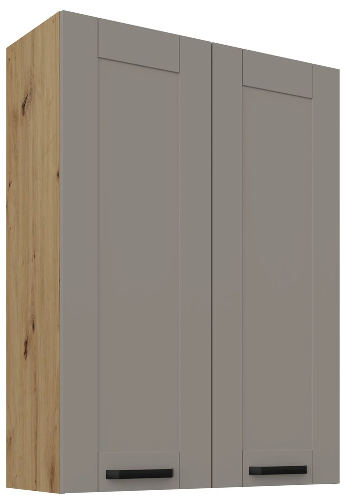 Horná kuchynská skrinka Lucid 80 G-108 2F (korpus: dub artisan + front: mdf claygrey). Vlastná spoľahlivá doprava až k Vám domov. 1134694