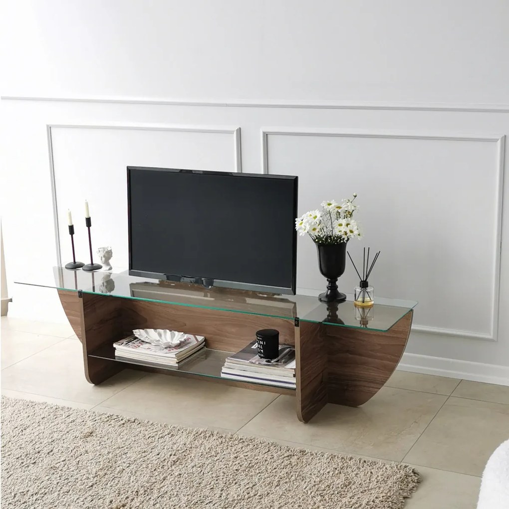 Televízny stolík Lily Walnut