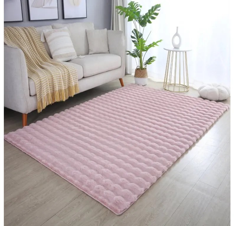 Ayyildiz Kusový koberec AMBIANCE 5110, Ružová Rozmer koberca: 160 x 230 cm