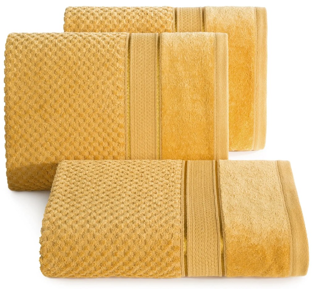 FROTÉ UTERÁK JESSI 90X150 CM HORČICOVÁ