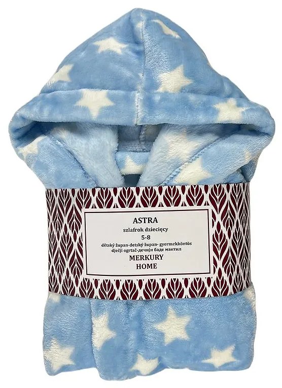 Župan Astra modrý/ecru 5-8 rokov Merkury Home
