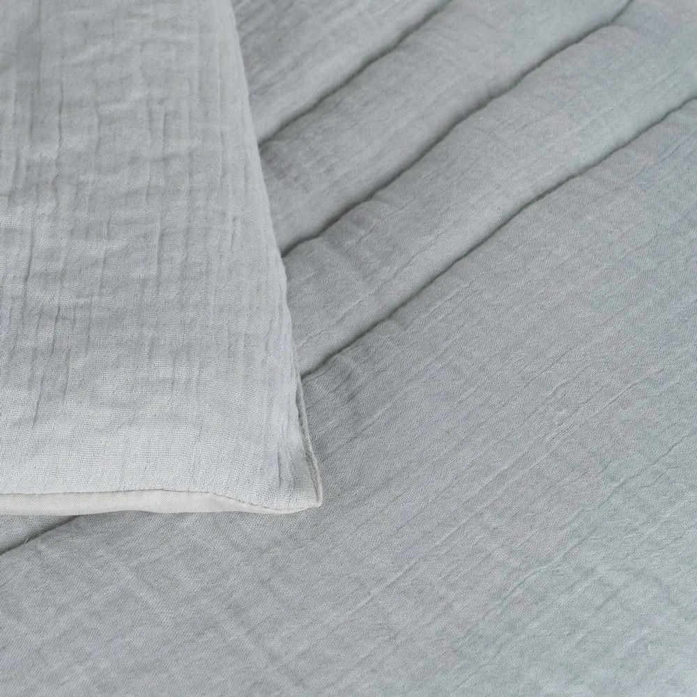 Sivozelený prešívaný pléd 180x260 cm – Ixia