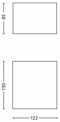 Philips 17303/47/16 - LED vonkajšie nástenné svietidlo MACAW LED/3W/230V IP44