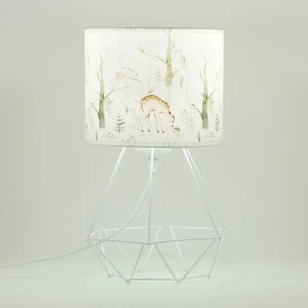 Detská stolná lampa KIDS ROOM 1xE27/60W/230V pr. 18 cm zvieratká