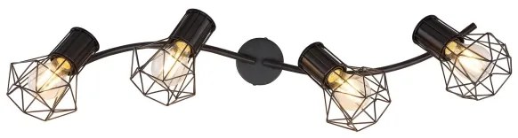 Globo 54017-4 - Bodové svietidlo PRISKA 4xE27/40W/230V