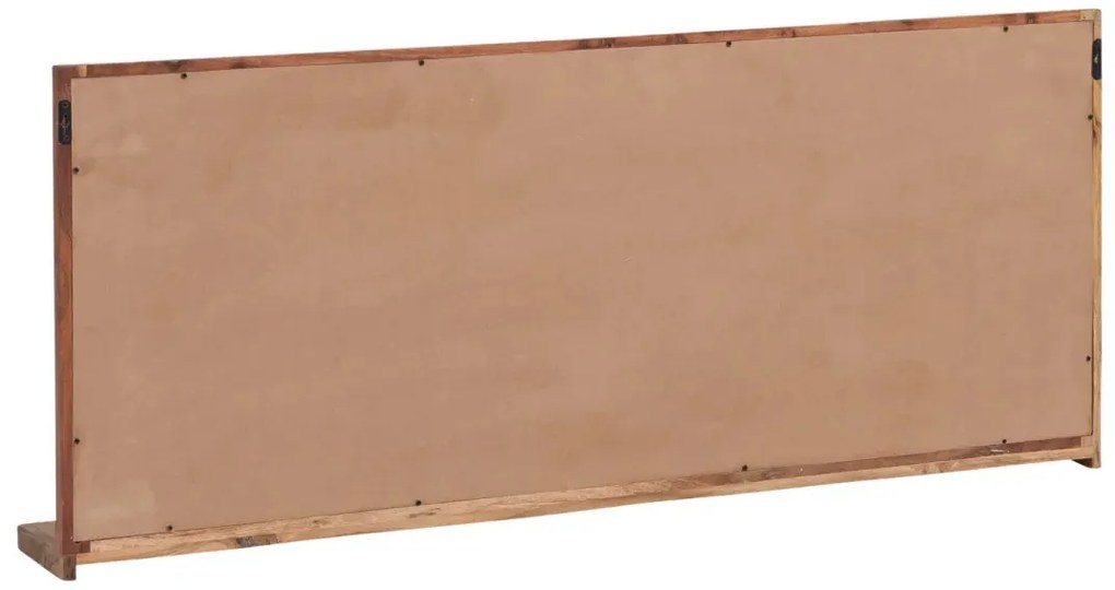 furniture-nabytek.cz - Masivní koupelnové zrcadlo Sydney Bright II z akácie, lakované, hnědé – 138×60 cm
