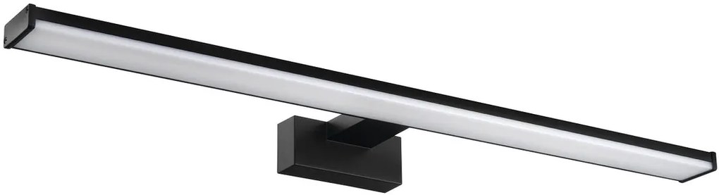 Sapho, CHICAGO XL LED svietidlo, 600x120x40 mm, 12W, 230 V, plast, čierna matná, AU470