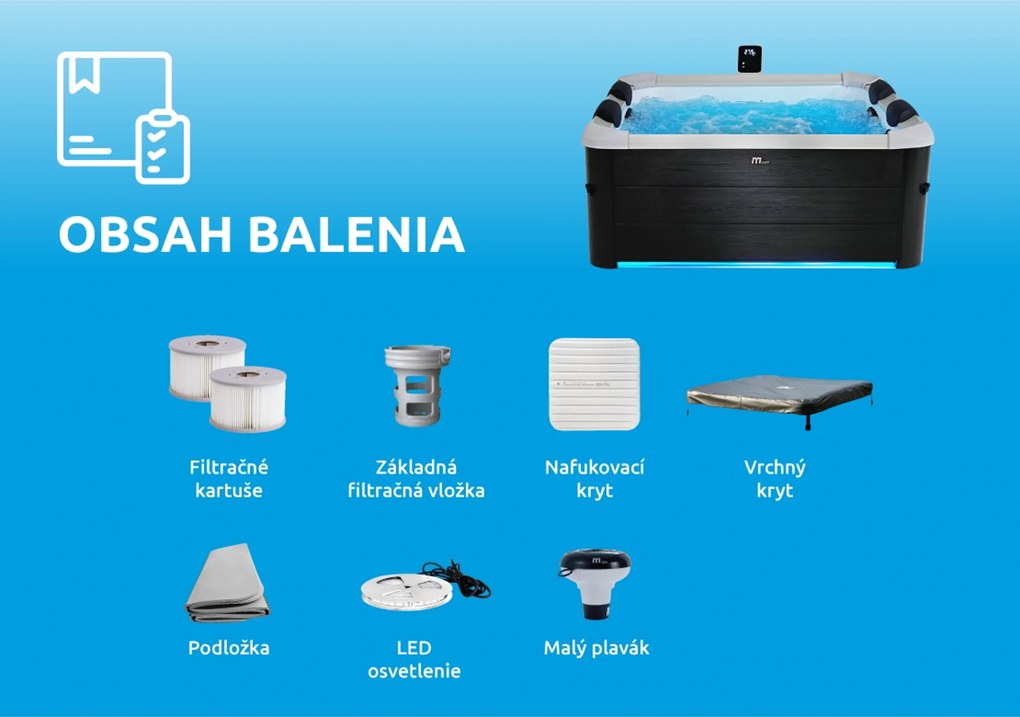 Mspa | Vírivý bazén MSPA Oslo Plus F-OS063WP | 11406451