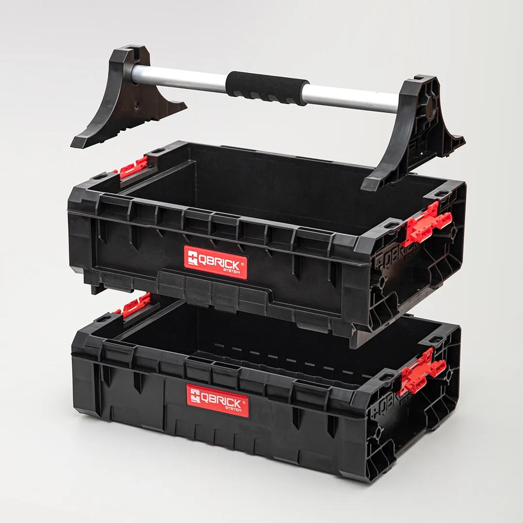 Prenosný box na náradie Qbrick System PRO s hliníkovou rukoväťou