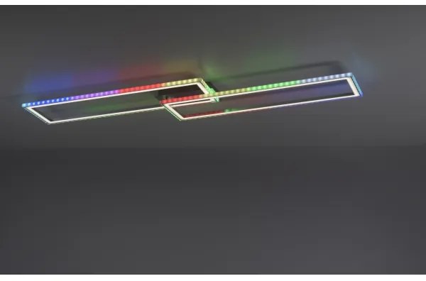 Leuchten Direkt14635-55-LED RGB Stmievateľné stropné svietidlo FELIX 34,5W/230V+DO
