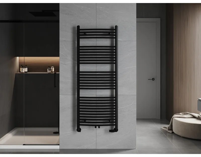 Mexen Ares, vykurovacie teleso 1500 x 600 mm, 733 W, čierna, W102-1500-600-00-70