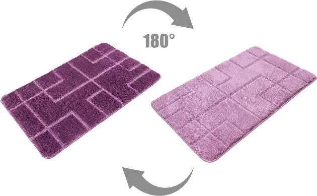 Kúpeľňový koberček INEZ fialový