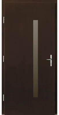 Vchodové dvere Silves drevené 100x200 cm L orech